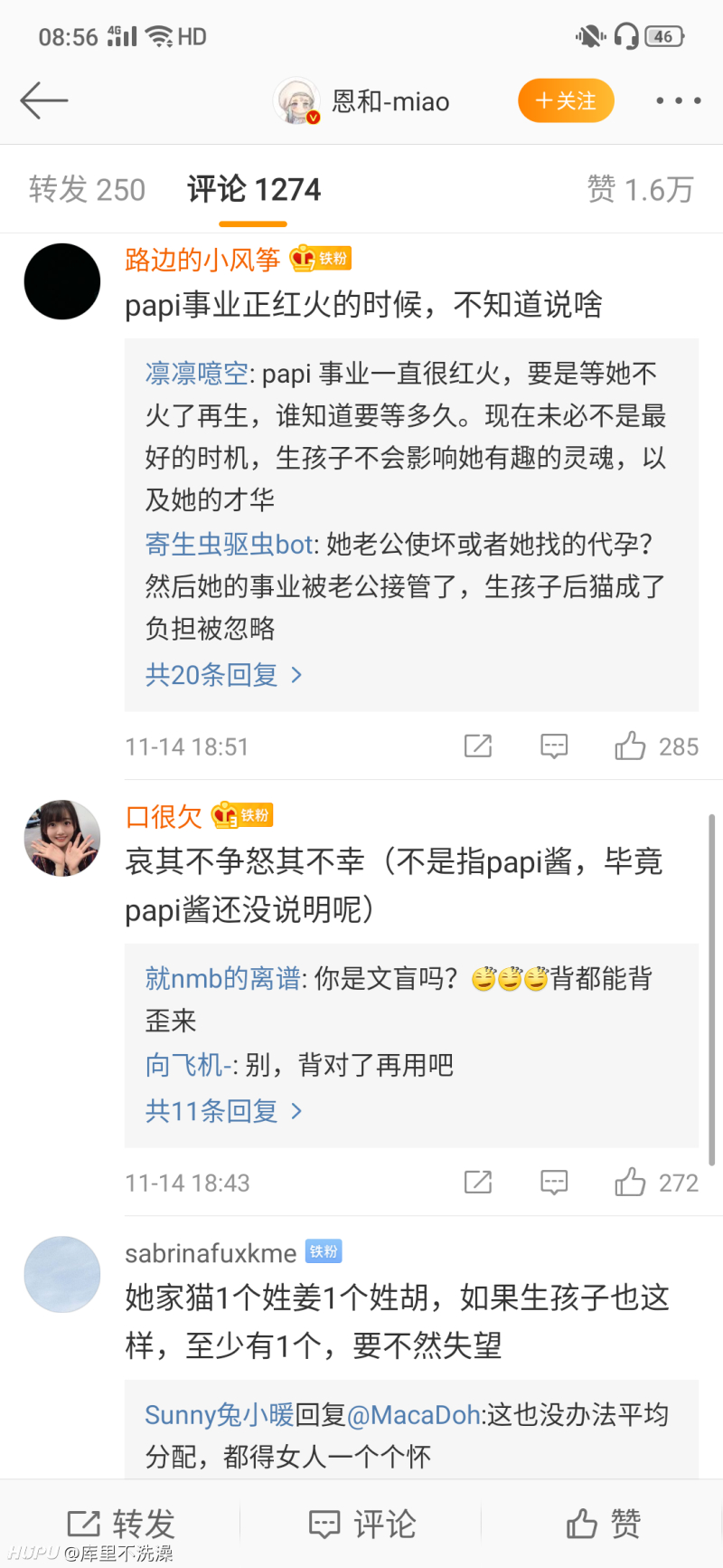 Papi酱微博宣布怀孕,各种评论全部被带歪了