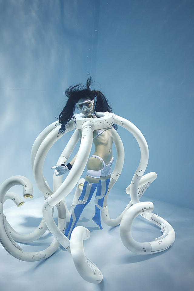 萌属性最高殿堂！水中绝对领域触手Play - 第6张