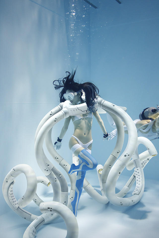 萌属性最高殿堂！水中绝对领域触手Play - 第10张