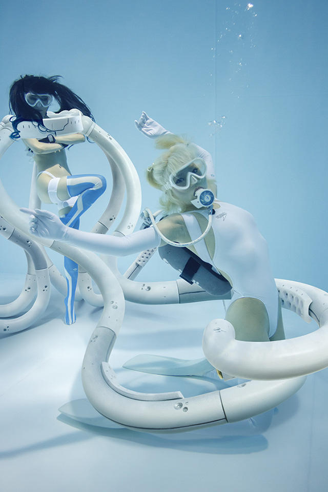 萌属性最高殿堂！水中绝对领域触手Play - 第13张