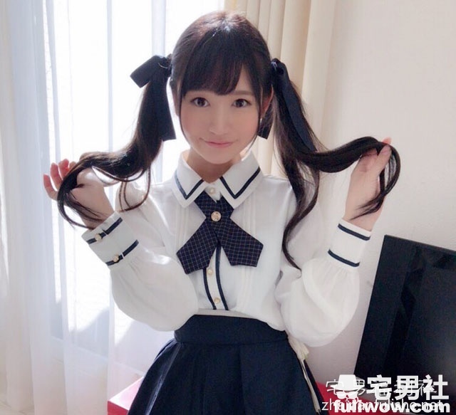 超萌新人！艾薇女尤「星奈あい」甜美双马尾造型，跟片中完全就是超反差感啊！ - 第2张