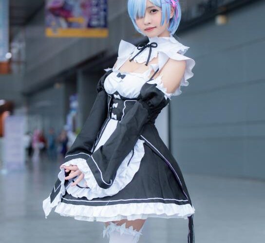 图片[2]-妹子图@伊猫子，这才是我梦中的蕾姆-星玉馆