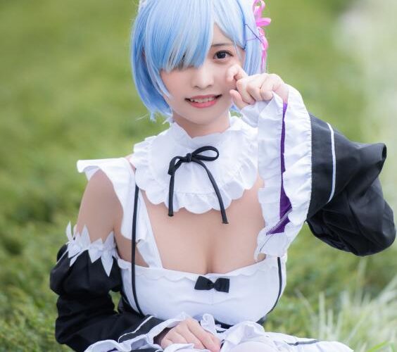 图片[4]-妹子图@伊猫子，这才是我梦中的蕾姆-星玉馆