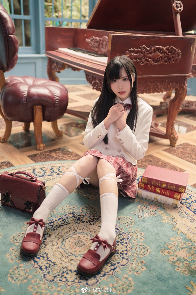 图片[3]-妹子图@傲娇98k_文青小少女-星玉馆