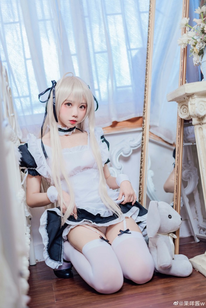 图片[5]-妹子图@果咩酱w 又是一套非常可爱的cos穹妹-星玉馆