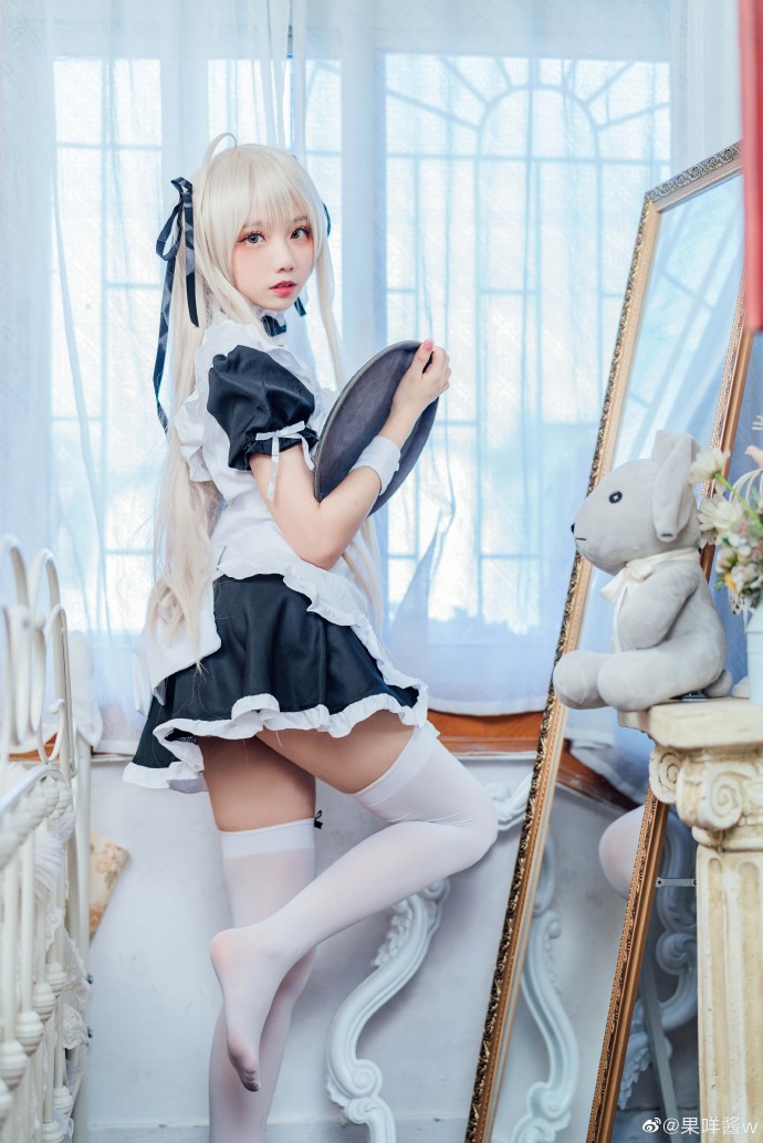 图片[4]-妹子图@果咩酱w 又是一套非常可爱的cos穹妹-星玉馆