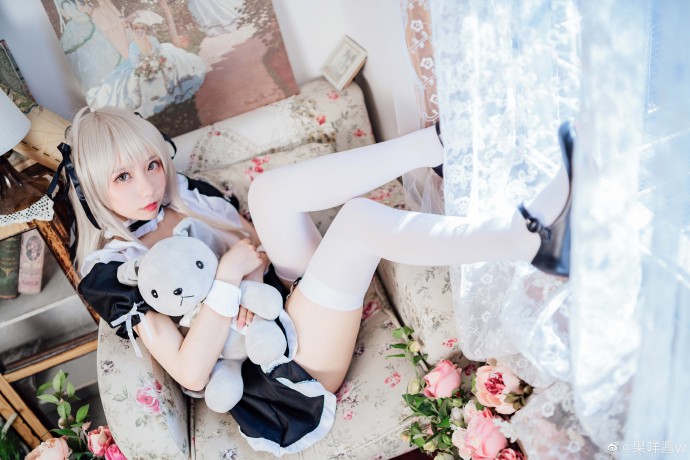 图片[3]-妹子图@果咩酱w 又是一套非常可爱的cos穹妹-星玉馆