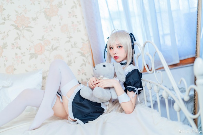 图片[2]-妹子图@果咩酱w 又是一套非常可爱的cos穹妹-星玉馆