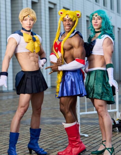 图片[2]-大肌肌美少女战士亮瞎你的眼-星玉馆