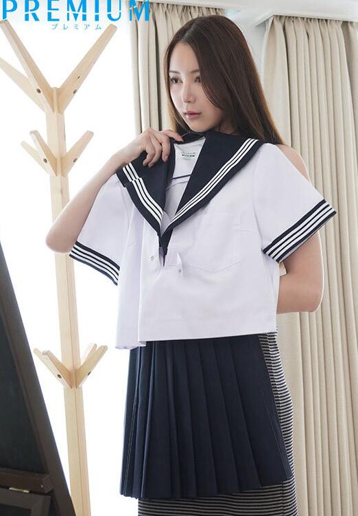 图片[2]-白峰美羽(白峰ミウ)学生装作品(PRED-548)-星玉馆