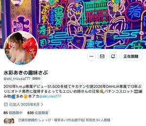 水彩あき(水彩亚纪)最新作品dldss-473封面及图片剧情介绍-星玉馆